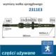 wałek sprzęgłowy Citroen, Peugeot BE3 11/12/23z (używane)