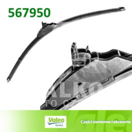 pióro wycieraczki 650mm x1szt przód Peugeot 307 XTRM UM703 - francuski oryginał Valeo