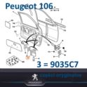 zawias drzwi Peugeot 106 LG/PD (oryginał Peugeot)