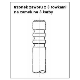 zawór silnika Citroen, Peugeot 2,0i XU10J2 ssący - zamiennik włoski Freccia