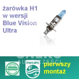 żarówka H1 55W 12V BLUE VISION ULTRA - oryginał holenderski Philips