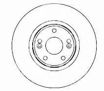 tarcza hamulcowa Renault Laguna II 300x26x61x47 przód 5śr włoski zamiennik Brembo