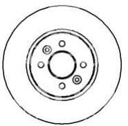 tarcza hamulcowa Renault 280x24x61x44 przód 4śr II