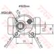 cylinderek hamulcowy AX/ Peugeot 106 prawy BDX/ATE CRCI 19,05 (TRW)