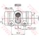 cylinderek hamulcowy Citroen C25/ Peugeot J5 90- L/P GIR.22,22mm (TRW)