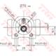 cylinderek hamulcowy MEGANE 1,4-16v 99- 19mm L/P (TRW)