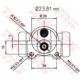 cylinderek hamulcowy Peugeot 305 -82 L/P BDX 23,81 (TRW)