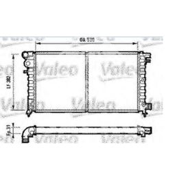 chłodnica SAXO/ Peugeot 106 96- 1,5D - francuski oryginał Valeo