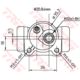 cylinderek hamulcowy Renault 9 /11 lewy CRCI BDX 20,64 (TRW)