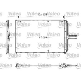 chłodnica klimatyzacji LAGUNA - francuski oryginał Valeo