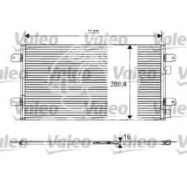 chłodnica klimatyzacji SCENIC 16v/1,9DCi 01-03 - francuski oryginał Valeo