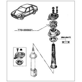 odbojnik amortyzatora Renault 19 / MEGANE - oryginał Renault