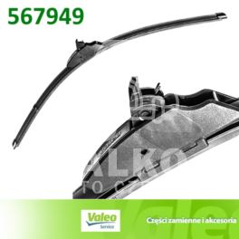 pióro wycieraczki 650mm x1szt przód Citroen C5 (U)XTRM UM702 - francuski oryginał Valeo