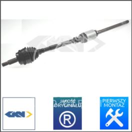 półoś MASTER II s.b.PK5 prawa 2,5dCi +ABS - niemiecka regeneracja GKN - LOBRO