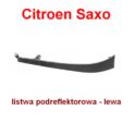 listwa podreflektorowa Citroen SAXO 10.1999- lewa - nowa w zamienniku Phira