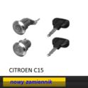 zamek Citroen C15 wkładki zamka na 2 drzwi - zestaw nowy w zamienniku