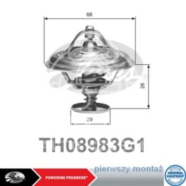 termostat Citroen, Peugeot 1,9D XUD -92 83C - oryginał produkcji Gates