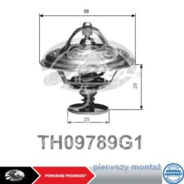 termostat Citroen C25/ Peugeot J5 1,9D XUD 89C - oryginał produkcji Gates