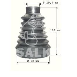 osłona przegubu Citroen, Peugeot 76x30/tpl k. kpl - zamiennik Prottego Palladium