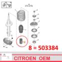 odbojnik amortyzatora Citroen C2 1,6 TU5JP4 (oryginał Citroen)