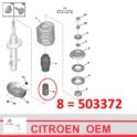 odbojnik amortyzatora Citroen C3 przód (oryginał Citroen)