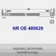 przewód hamulcowy elastyczny Citroen C15D/ 205 przód - niemiecki zamiennik FEBI