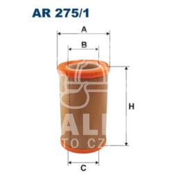 filtr powietrza Renault 1,6 K7M 96- - zamiennik polski Filtron