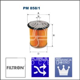 filtr paliwa Citroen, Peugeot 2,1TD (wkład) - zamiennik polski Filtron