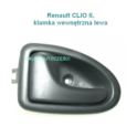 klamka wewnętrzna CLIO II 98-05 lewa (linka) - nowy zamiennik Miraglio