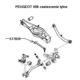 łącznik stabilizatora Peugeot 406 poprzeczny tył - nowy zamiennik typu brand