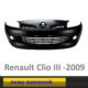 zderzak Renault CLIO III od 09.2005 do 12.2008 przód gruntowany z otworami na halogeny - nowy w zamienniku