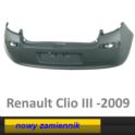 zderzak Renault CLIO III 09.2005-05.2009 tył - nowy w zamienniku