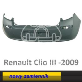 zderzak Renault CLIO III 09.2005-05.2009 tył - nowy w zamienniku