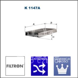 filtr kabinowy Citroen C5 II/C6/P407 Filtron w.a. - zamiennik polski Filtron