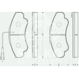 klocki hamulcowe JUMPER/BOXER 02- BRE 18Q - zamiennik holenderski A.B.S.