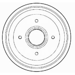 bęben hamulcowy Renault 21 13" NFP - zamiennik włoski OMC