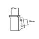 amortyzator CLIO II 1,4-1,9D przód (58mm) Cofap G - zamiennik COFAP