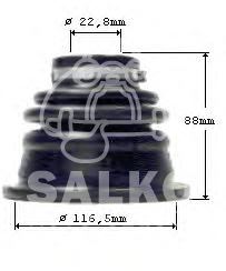 osłona przegubu Renault lewy s.b.22,8mm - producent niemiecki GKN