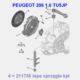 łapa sprzęgła Peugeot 206 2000- obrotowa do skrzyni MA (oryginał Peugeot)