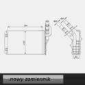nagrzewnica - wkład Renault CLIO II 1998-/ THALIA - nowa w zamienniku