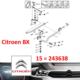 podpora cięgna biegów Citroen C15/ Peugeot 205/ 309 (oryginał Citroen)