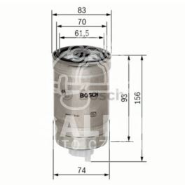 filtr paliwa Renault 1,6D/2,1D BOSCH - niemiecki producent Bosch