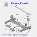 poduszka amortyzatora C8/ Peugeot 807 opór sprężyny tył (oryginał Peugeot)