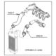 przewód powietrza Citroen C3 1,4HDi-16v intercooler (złączka) (oryginał Citroen)