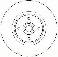 tarcza hamulcowa Renault 274x10,9x62x82,2 tył - niemiecki producent Bosch