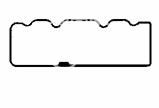 uszczelka pokrywy zaworów Renault 2,0-12v J7R/J7T (niemiecki producent REINZ)