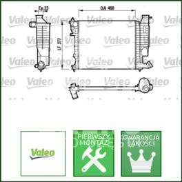 chłodnica Citroen ZX/P306 1,1/1,4/1,6 zawleczka