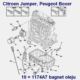 bagnet - miarka poziomu oleju Citroen Jumper/ Peugeot Boxer 2,0HDi/ 2,2HDi 2004- (575mm) (oryginał Peugeot)