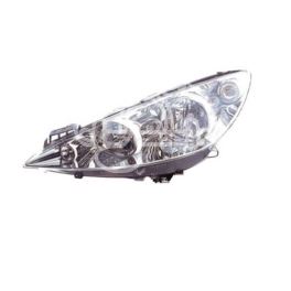 reflektor Peugeot 308 I lewy H1+H7 ele