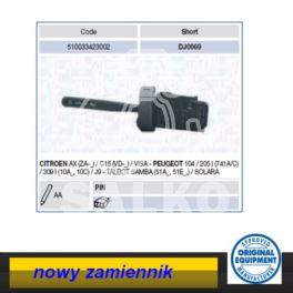 przełącznik świateł Citroen AX/BX/C15/205/309 - zamiennik Magneti Marelli